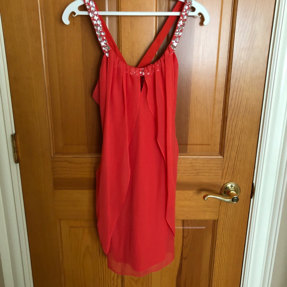 Hailey Logan Short Coral Dress